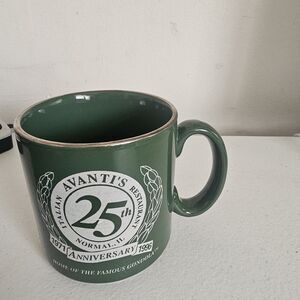 AVANTI'S Italian Restaurant Vintage 25th Anniversary Coffee Mug Normal IL